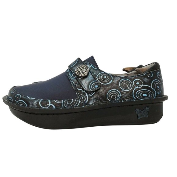 Alegria PG Lite Women’s Galaxy Blue Comfort Shoes sz 37 (US 7–7.5) Nursing Clogs - Picture 6 of 10